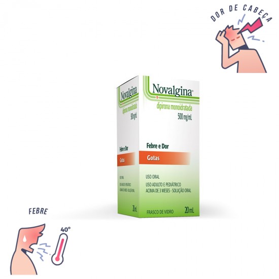 Novalgina gotas 500 mg/ ml 20 ml